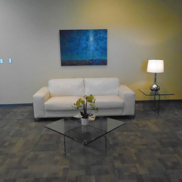 Before & After - Commercial Building Lobby Staging in Albuquerque, NM