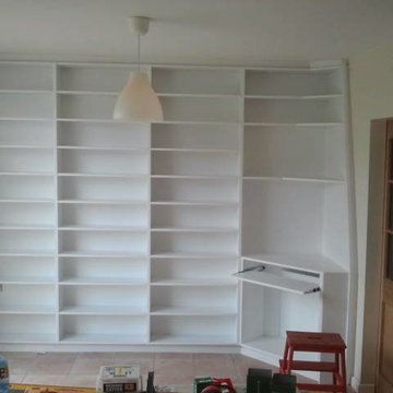 Book case/ computer station. Lucan