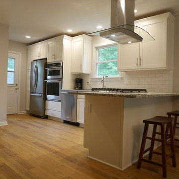 Contemporary Kitchen and Bathroom Remodel