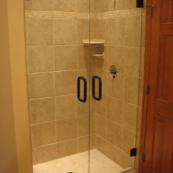 Frameless Shower French Doors - Shower Doors