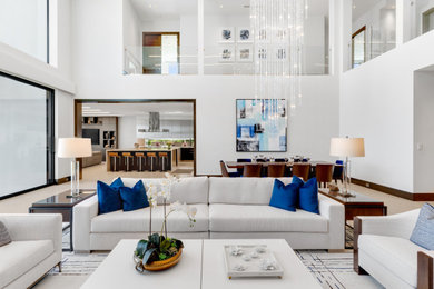 Example of a minimalist living room design