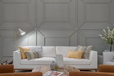 Living room photo in Vancouver