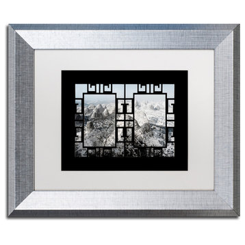 Philippe Hugonnard 'Winter View I' Art, Silver Frame, White Matte, 14"x11"
