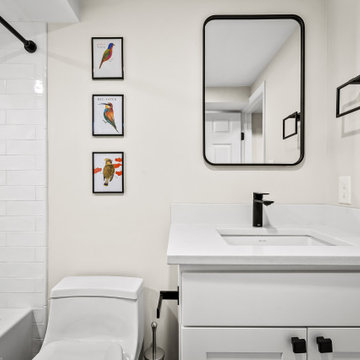 Refined Recreational Basement Remodel