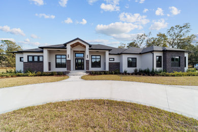 Home design - contemporary home design idea in Orlando