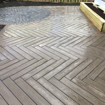 Paver Patio, HVAC Screen, and Raised Planter Bed