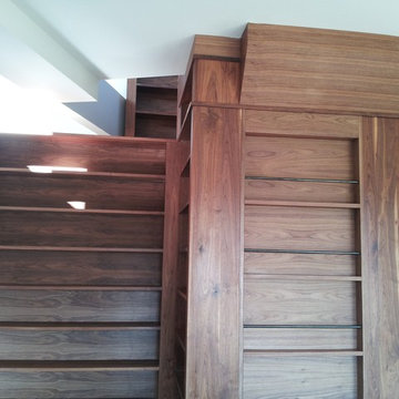 Walnut book case