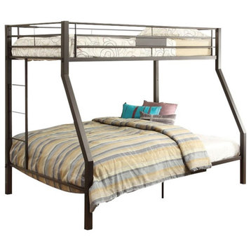 ACME Furniture Limbra Twin over Full Bunk Bed in Brown