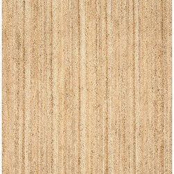 Rigo Jute Natural 8 ft. x 10 ft. Area Rug - Area Rugs
