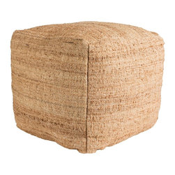 Aere Camel Accent Pouf Ottoman - Footstools And Ottomans