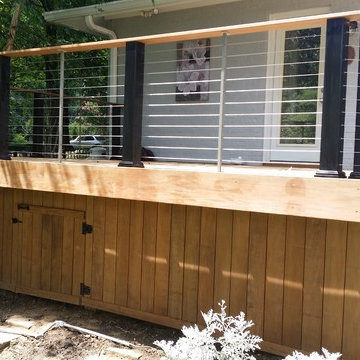 Ipe Deck cable rail