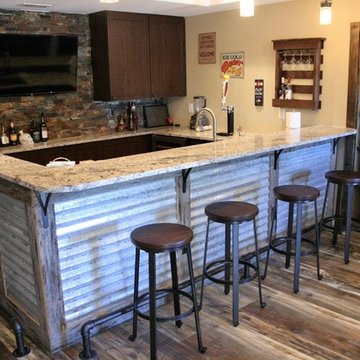Colorado Rustic Basement