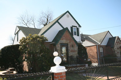 Example of an exterior home design in New York