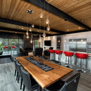 Sleek Industrial Living