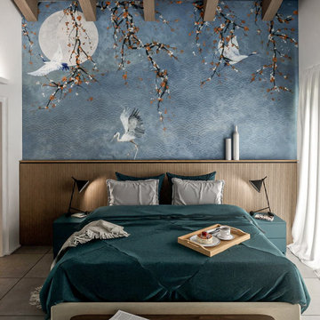 Interni con richiami al Giappone