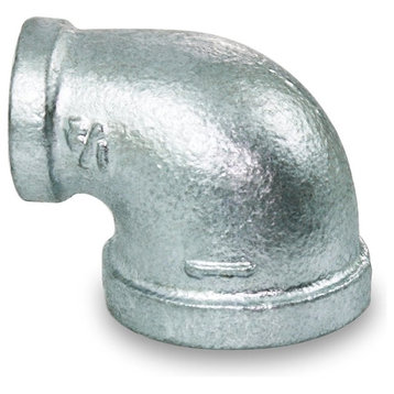 1"x3/8" 90 Degree Galvanized Malleable Iron Reducing Elbow For High Pressures
