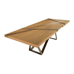 Track 220cm Extendable Dining Table - Dining Tables