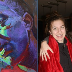 when a human meets their portrait - Paintings