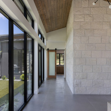 Industrial Elegance Hallway