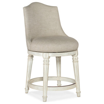 Hooker Furniture 5961-75550-COUNTER-STOOl Traditions 25"W Counter - Creamy