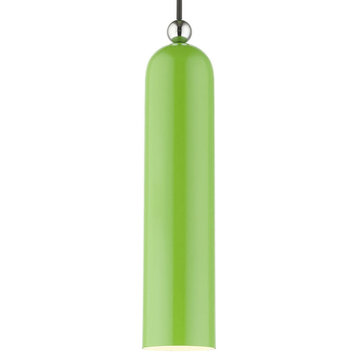 Livex Lighting 46751 Ardmore 5"W Mini Pendant - Shiny Apple Green