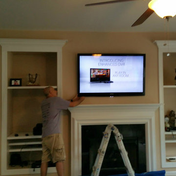 TV Mounting Over Fireplace