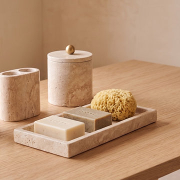 Luxury Marble Bathroom Accessories | Bespoke Stone Essentials
