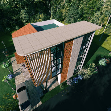 Echelon House 62x45 House Design in Bhubaneswar