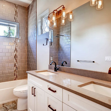 Contemporary Rustic Bath