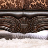 Furniture of America Eduard Traditional Faux Leather Cushioned Sofa in Brown