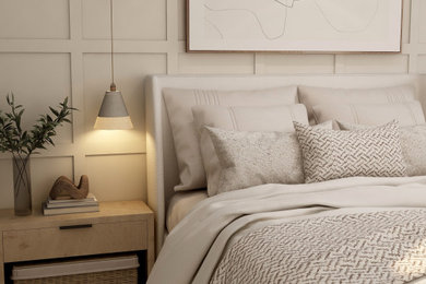 Design ideas for a rural bedroom in Other.