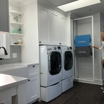 Fresh and Clean Laundry Room in Pewaukee