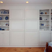 master built-ins, closets