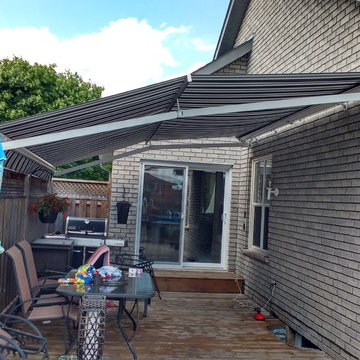 Full Cassette Awning over patio