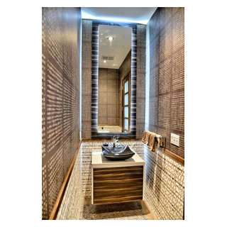 Concha Residence - Contemporary - Powder Room - Los Angeles - by Steven ...