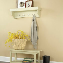 Shaker Cottage Style, Mudroom with shelf , coat hooks, bench - Products