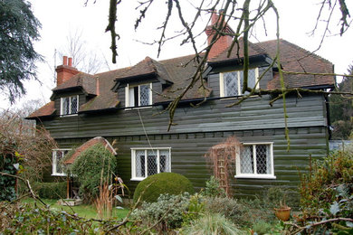 This is an example of a traditional house exterior in Surrey.