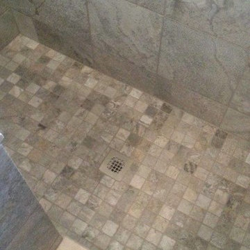Travertine - Claros Silver Bathroom Renovation