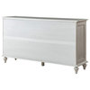 Traditional Sideboard With 3 Drawers, White