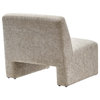 Amita Chenille Upholstered Accent Chair - Khaki