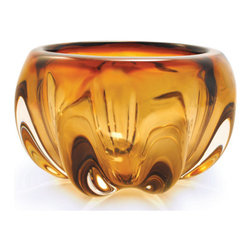 Caleb Siemon iris gold thick barnacle bowl - Home Decor