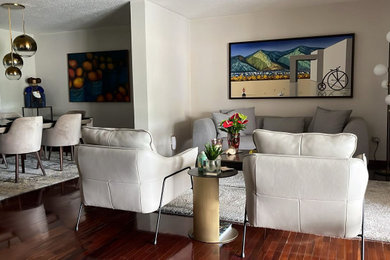 Example of a living room design in Miami