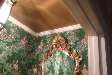 Powder room - traditional powder room idea in Atlanta