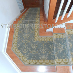 Angled Landing Stair Runner - Hall And Stair Runners