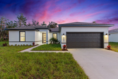 Example of an exterior home design in Other