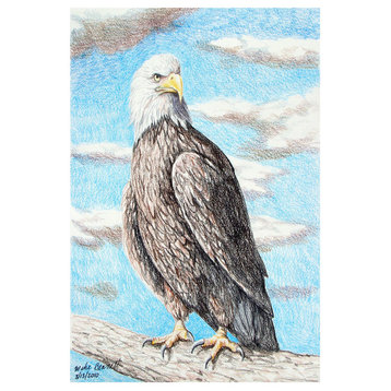 Mike Bennett Bald Eagle Art Print, 12"x18"