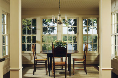 Dining room - traditional dining room idea in New York