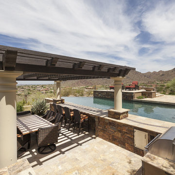 Award-Winning Vanishing-Edge Pool and Spa in Scottsdale