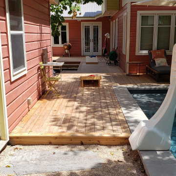 Cedar Poolside Deck in Zilker Park