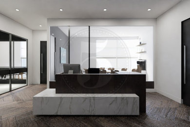 Inspiration for a scandinavian home design remodel in Other